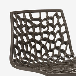 Tabouret Design Cuisine Bar Base Noire Mate Réglable Grand Soleil Spider Matt, Couleur: Marron pas cher