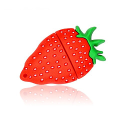 Wewoo Clé USB MicroDrive 8 Go USB 2.0 Fruit Strawberry U Disk