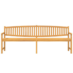 Avis Maison Chic Banc de jardin | Banquette de jardin | Chaise Relax 228x59,5x90 cm bois de teck solide -MN74202