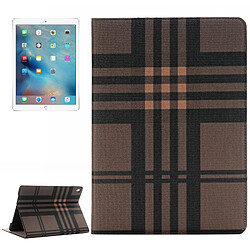 Wewoo Smart Cover pour iPad Pro 9.7 pouces Étui en cuir à rabat horizontal avec motif à rayures et porte-cartes porte-monnaie