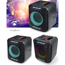 NEDIS Enceinte Bluetooth SONO portable sans fil Stéréo KARAOKE TYPE JBL Effets LED TWS 150W USB 