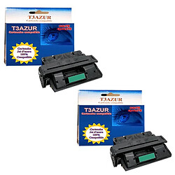 T3Azur C4129X - 2 Toners génériques HP LaserJet 5000, 5100 