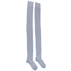 Avis Chaussettes hautes en tricot pour femmes sur la cuisse Chaussettes en tricot extensibles pour filles