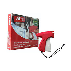 agipa Pistolet textile à aiguille fine, rouge/blanc ()