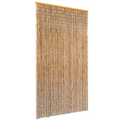 vidaXL Rideau de porte contre insectes Bambou 100 x 220 cm