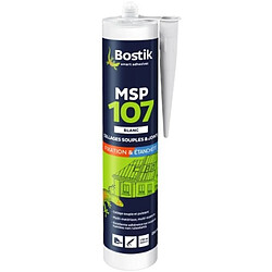 Bostik Mastic MS polymère MSP 107 gris Carton de 12 cartouches de 290 ml 