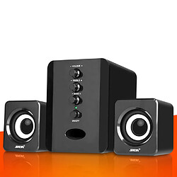 Universal MINI MINI NOIR PARLEUR DE L'INFORMATEUR USB TRANSPORTS Wired Haut-Parleur Home Home Theater System Système Stéréo Haut-parleurs Subwoofer Haut-parleur pour ordinateur portable