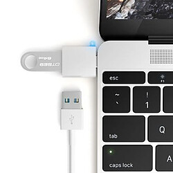 Satechi Adaptateur USB-C / USB-A Argent pas cher