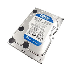 Disque Dur 640Go SATA 3.5 Western Digital Caviar Blue WD6400AAKS-22A7B2 7200rpm 16Mo - Reconditionné