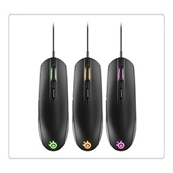 Avis Universal Souris gaming USB câblée optique 4000dpi Souris avec prisme RGB éclairage habillement Boules de souris pour enfants