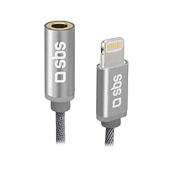 Sbs Adaptateur Lightning mâle / Jack 3,5mm femelle