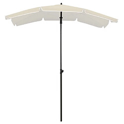 Maison Chic Parasol Jardin | Parasol de jardin avec mat 200x130 cm Sable - GKD45415