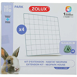 ZOLUX Extension pour cage modulable pour lapin Park 1.84 m² Grilles.