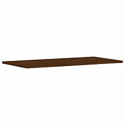 Avis vidaXL Étagères murales 4 pcs chêne marron 80x40x1,5cm bois ingénierie