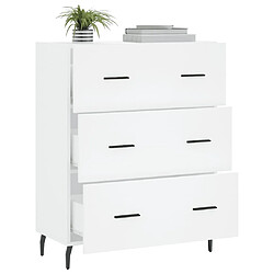 Acheter Maison Chic Buffet,Meuble de Rangement,commode pour salon,Cuisine blanc 69,5x34x90 cm bois d'ingénierie -MN64268