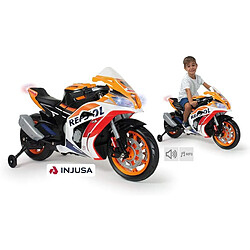 INJUSA Moto Honda Repsol 12V C / lumières / son