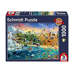 Schmidt Spiele Puzzle Le monde des animaux, 1000 pcs