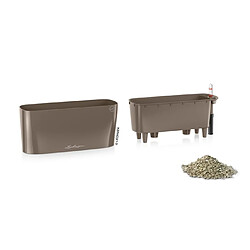 Pot de table Delta 10 - kit complet, taupe brillant 30 cm