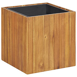 Jardinière pot 43,5x43,5x44 cm Bois massif d'acacia 