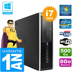 PC HP Compaq 8300 SFF Core I7-2600 Ram 8Go Disque 500 Go Graveur DVD Wifi W7 · Occasion 