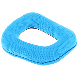 Avis Housse de coussin d'oreille de remplacement pour écouteurs logitech g35 g930 g430 bleu