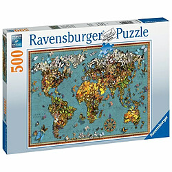 Ludendo Puzzle 500 Pièces Ravensburger - Mappemonde de papillons