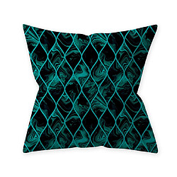 4 pièces taie d'oreiller bleu sarcelle décoration de la maison par housse de coussin d'oreiller sans oreiller Core-C