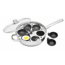 Kitchen Craft Lot de 6 Cuiseurs Oeufs Acier 