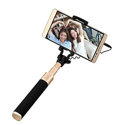 Avis Wewoo Monopode Selfie Porte-monnaie extensible avec support de fil noir + or, pour iPhone, Samsung, HTC, LG, Sony, Huawei, Lenovo, Xiaomi & autres smartphones