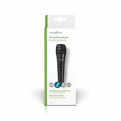 Acheter NC Microphone Dynamique Karaoké Câble 5.00 m 80 Hz - 12 kHz 600 Ohm -75 dB Bouton marche/arrêt intégré ABS