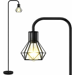 Vendos85 Lampadaire Vintage avec Douille E27 noir