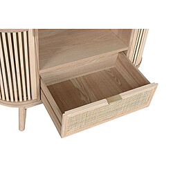 Pegane Etagère, meuble étagère murale en bois coloris naturel - longueur 88 x profondeur 36 x Hauteur 180 cm pas cher