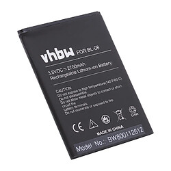 vhbw Batterie remplacement pour THL BL-08 pour smartphone (2700mAh, 3,8V, Li-ion)