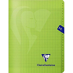 Acheter Clairefontaine Mimesys 303748C Répertoire piqué polypro 96 pages grands carreaux 90 g 17 x 22 cm Couleur Aléatoire