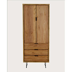 UNIQKA Lara- Armoire en bois massif de teck recyclé