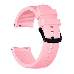 Wewoo Bracelet pour montre connectée Dragonne en Silicone Texture Crazy Horse Huami Amazfit Bip Lite Version 20mm Rose