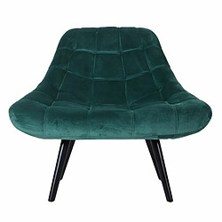 Paris Prix Fauteuil Scandinave en Velours Johan 102cm Vert