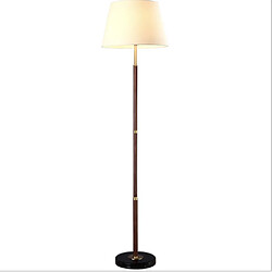 Universal Lampadaire de style chinois 7W salon chambre en bois massif lampadaire de chevet luxe LED lampadaire vertical (lumière chaude)