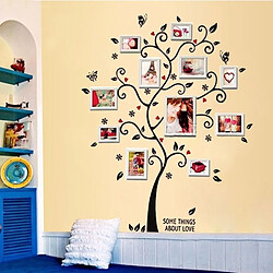 Wewoo Sticker mural 3D DIY Amovible Photo Arbre PVC Autocollants Muraux Art Décor À La Maison