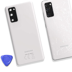 Acheter Samsung Vitre arrière pour Samsung Galaxy S20 FE Original Service Pack Blanc