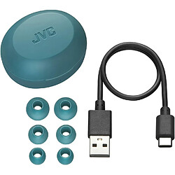 Avis JVC HA-A5T Casque Sans fil Ecouteurs Appels/Musique Bluetooth Turquoise