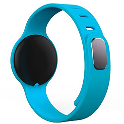 Wewoo Bracelet connecté bleu 0,68 pouces OLED Bluetooth Display Smart 4.0, podomètre de / rappel d'appel / suivi du sommeil / fonction de montre / anti-perdue, compatible avec iOS et Android système