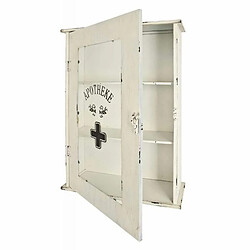 Paris Prix Armoire à Pharmacie Déco Ronan 62cm Blanc