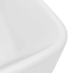 Acheter vidaXL Lavabo de luxe Blanc mat 41x30x12 cm Céramique