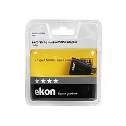 EKON Adaptateur HDMI / HDMI Adaptateur HDMI / mini HDMI - or