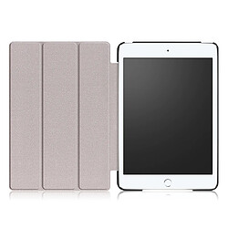 Acheter Wewoo Housse Étui Coque Etui à rabat horizontal en cuir Custer Texture pour iPad Mini 2019 et 4avec support triple rabattable et fonction veille / réveil bleu ciel