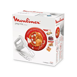 Batteur électrique 450w blanc - hm450b10 - MOULINEX