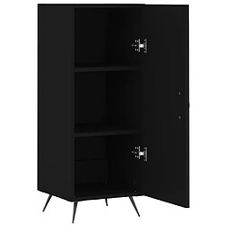 Acheter vidaXL Buffet Noir 34,5x34x90 cm Bois d'ingénierie