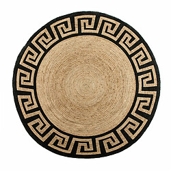 Tapis Thai Natura Greek Noir Naturel 250 x 1 x 250 cm