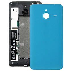 Wewoo Coque arrière bleu pour Microsoft Lumia 640XL Remplacement de couverture de logement arrière en plastique givré de surface